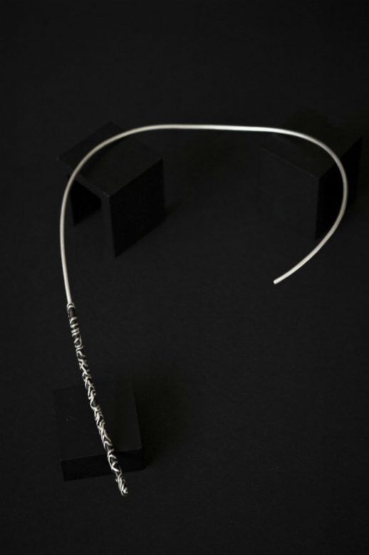 Chronos "Black Silver" neck ornament