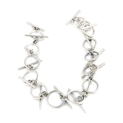 Axon silver necklace